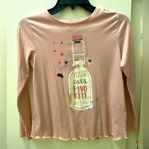 Pink long sleeve shirt. Size 10 for girls. Zara brand